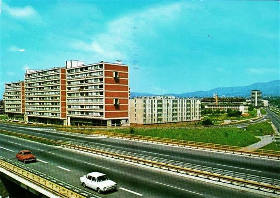 Slavonska avenija kod Držićeve 1970. godine